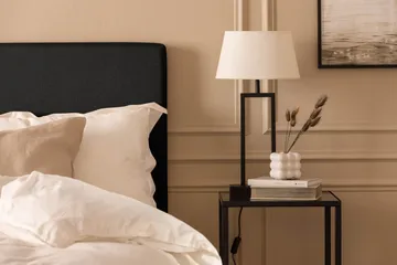 Scarlett Knappet gavl 90 - Svart - Møbler - Senger - Sengetilbehør - Sengegavl