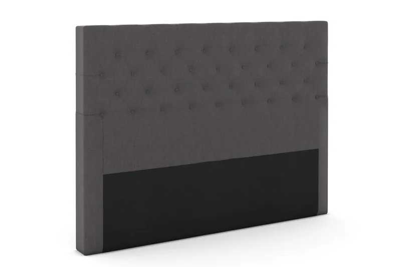 Select Dypstiftet Sengegavl 210 cm - Mørkegrå - Møbler - Senger - Sengetilbehør - Sengegavl