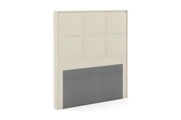 Select Rutet Sengegavl 120 cm - Beige - Møbler - Senger - Sengetilbehør - Sengegavl