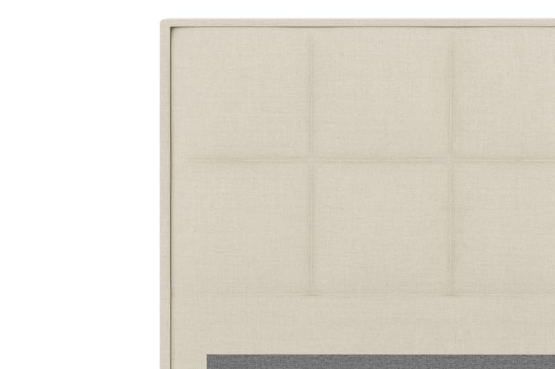 Select Rutet Sengegavl 120 cm - Beige - Møbler - Senger - Sengetilbehør - Sengegavl