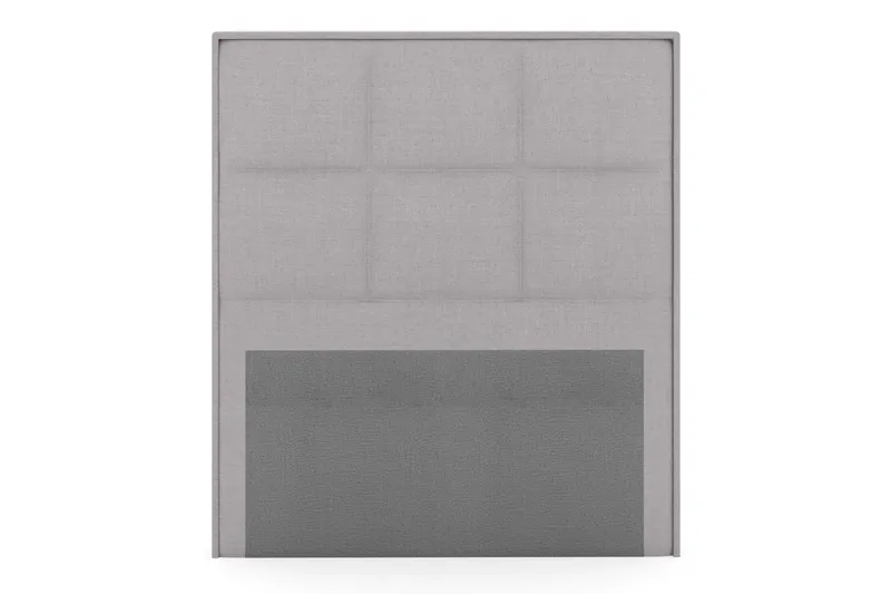 Select Rutet Sengegavl 120 cm, Lysegrå