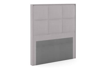 Select Rutet Sengegavl 120 cm - Lysegrå - Møbler - Senger - Sengetilbehør - Sengegavl