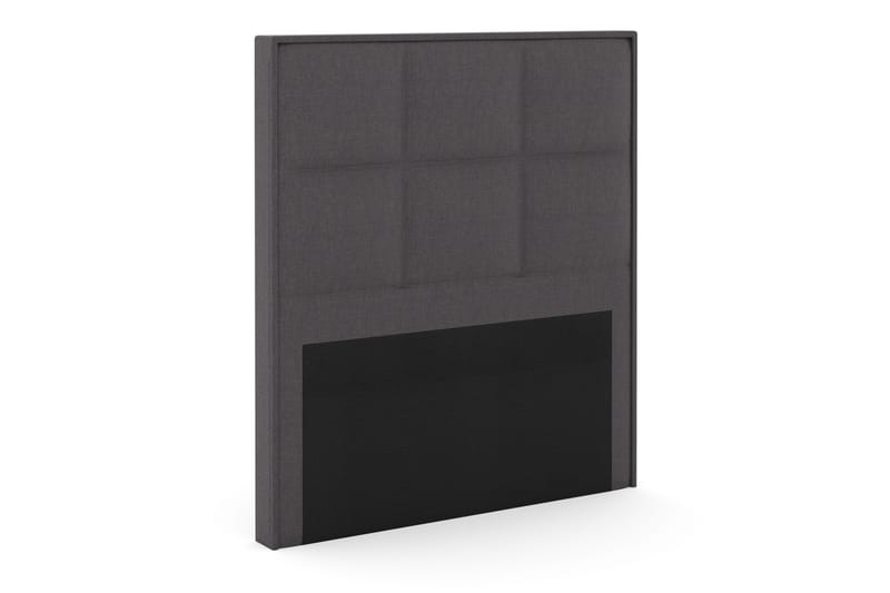 Select Rutet Sengegavl 120 cm - Mørkegrå - Møbler - Senger - Sengetilbehør - Sengegavl