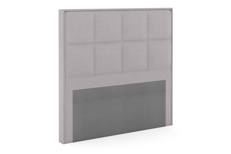 Select Rutet Sengegavl 140 cm - Lysegrå - Møbler - Senger - Sengetilbehør - Sengegavl