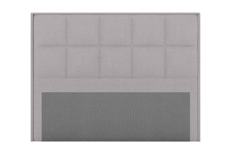 Select Rutet Sengegavl 180 cm, Lysegrå