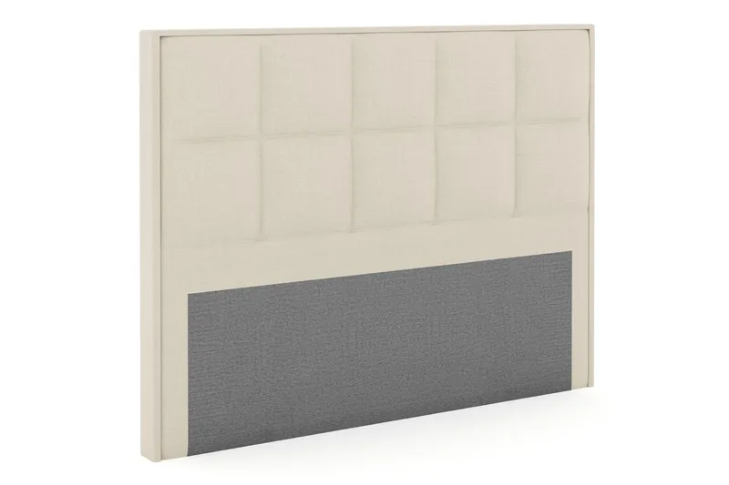 Select Rutet Sengegavl 210 cm - Beige - Møbler - Senger - Sengetilbehør - Sengegavl