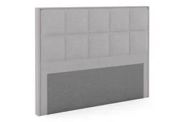 Select Rutet Sengegavl 210 cm - Lysegrå - Møbler - Senger - Sengetilbehør - Sengegavl