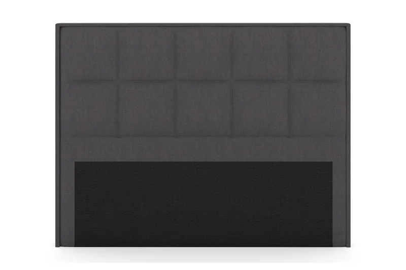 Select Rutet Sengegavl 210 cm, Mørkegrå