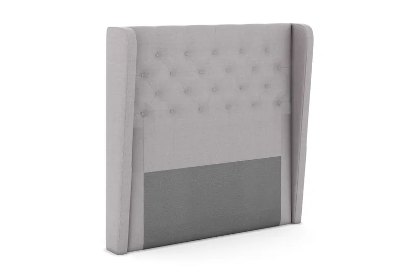 Select Sengegavl med Sider 120 cm - Lysegrå - Møbler - Senger - Sengetilbehør - Sengegavl