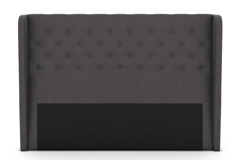 Select Sengegavl med Sider 210 cm, Mørkegrå