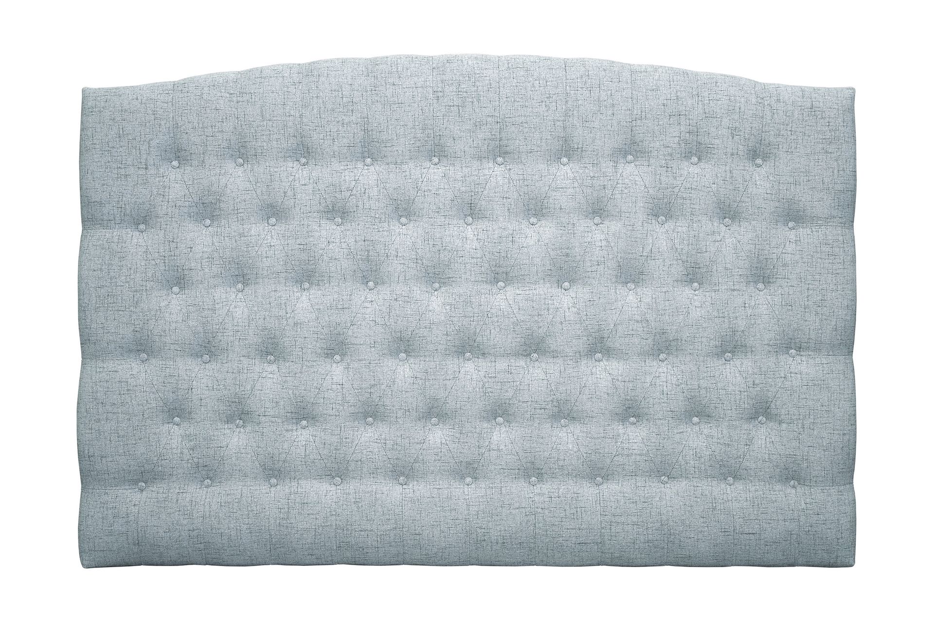 Sengegavl Abelie 180 cm Buet - Lysblå - Møbler - Senger - Sengetilbehør - Sengegavl