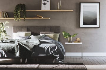 Sengegavl Basic Home Dream Lyx sengegavl 160 cm Svart 160 - Møbler - Senger - Sengetilbehør - Sengegavl