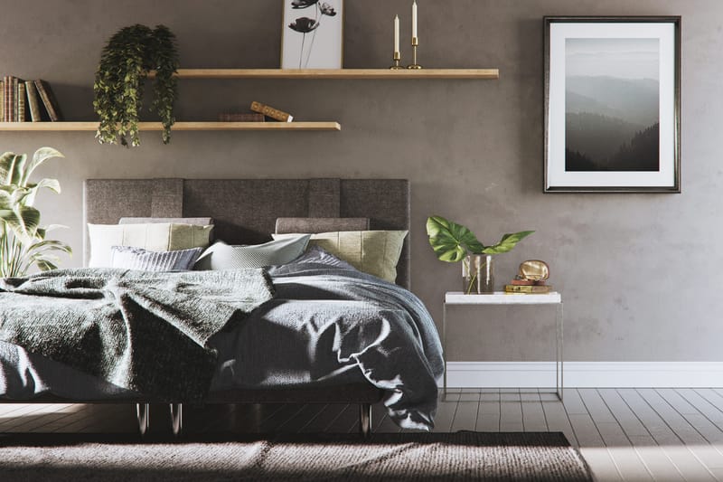 Sengegavl Basic Home Dream Lyx sengegavl 160 cm Svart 160 - Møbler - Senger - Sengetilbehør - Sengegavl