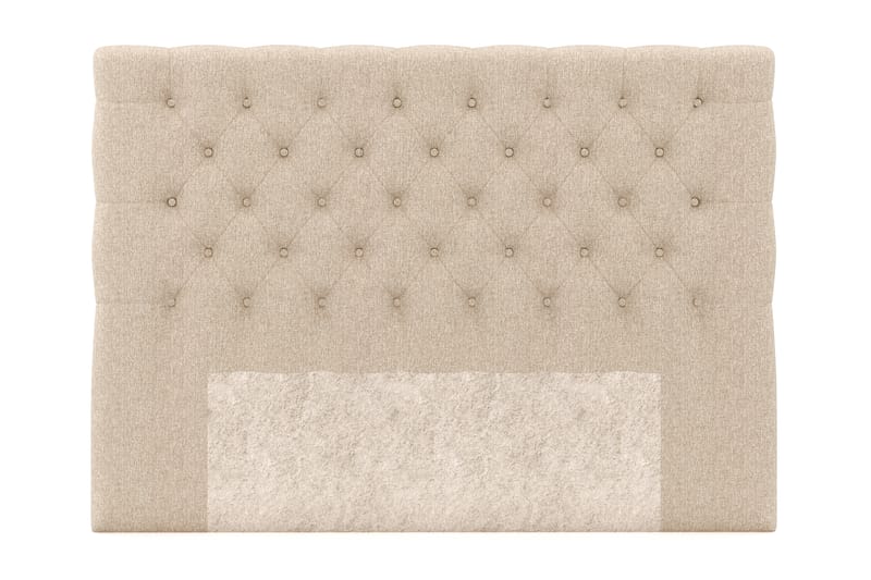 Sengegavl Boxford 160 cm - Beige - Sengegavl