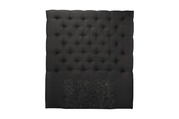 Sengegavl Boxford Høy 140 cm - Mørkegrå - Møbler - Senger - Sengetilbehør - Sengegavl