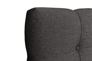Sengegavl Boxford med Knapper 90 cm - Mørkegrå - Møbler - Senger - Sengetilbehør - Sengegavl