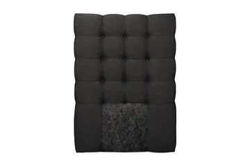 Sengegavl Boxford med Knapper 90 cm - Mørkegrå - Møbler - Senger - Sengetilbehør - Sengegavl