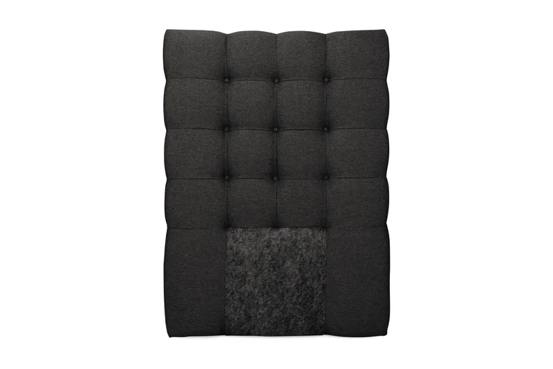 Sengegavl Boxford med Knapper 90 cm, Mørkegrå