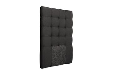 Sengegavl Boxford med Knapper 90 cm - Mørkegrå - Møbler - Senger - Sengetilbehør - Sengegavl