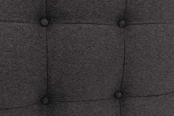 Sengegavl Boxford med Knapper 90 cm - Mørkegrå - Møbler - Senger - Sengetilbehør - Sengegavl