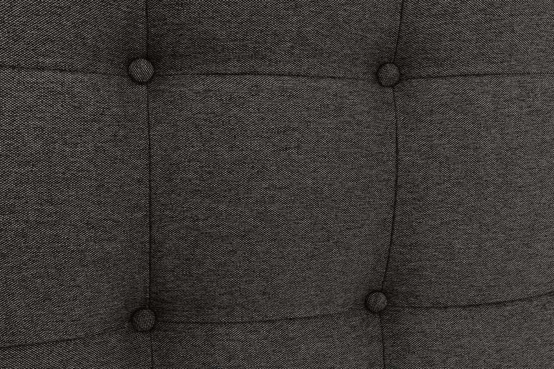 Sengegavl Boxford med Knapper 90 cm - Mørkegrå - Møbler - Senger - Sengetilbehør - Sengegavl
