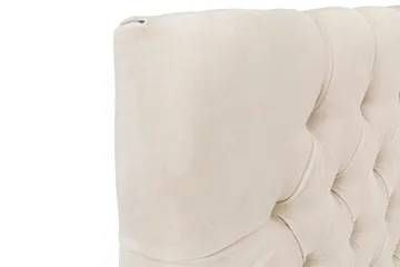 Sengegavl Celine 105 cm Fløyel - Beige - Møbler - Senger - Sengetilbehør - Sengegavl