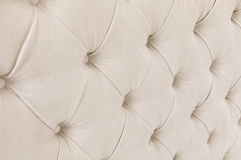 Sengegavl Celine 105 cm Fløyel - Beige - Møbler - Senger - Sengetilbehør - Sengegavl