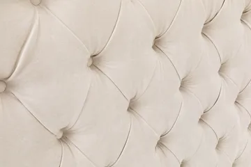 Sengegavl Celine 105 cm Fløyel - Beige - Møbler - Senger - Sengetilbehør - Sengegavl