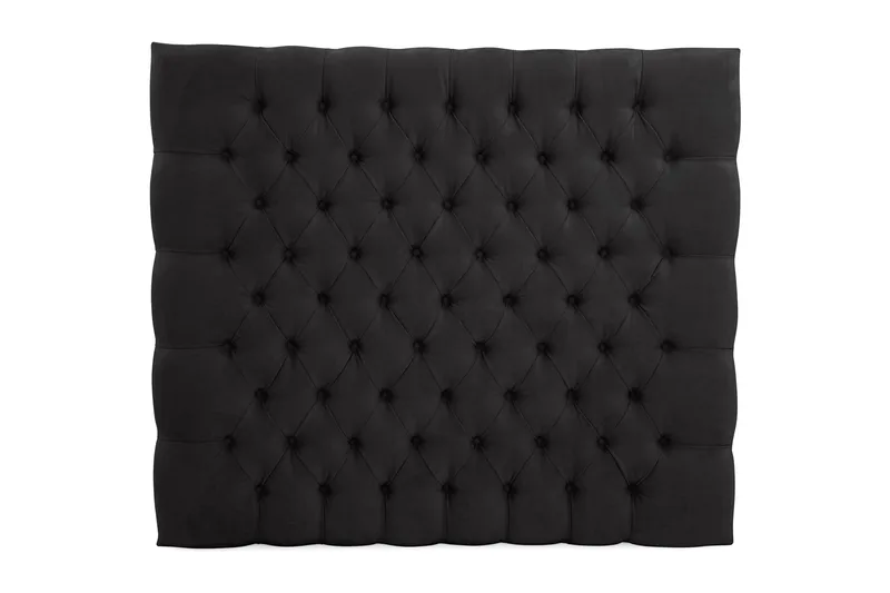 Sengegavl Celine 105 cm Fløyel, Svart