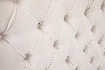 Sengegavl Celine 120 cm Fløyel - Beige - Møbler - Senger - Sengetilbehør - Sengegavl