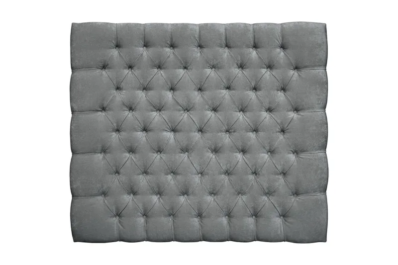 Sengegavl Celine 120 cm Fløyel, Grå