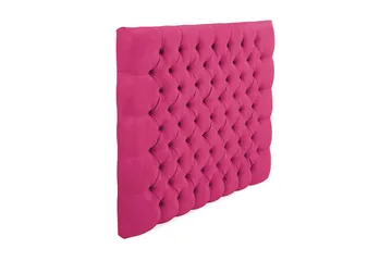 Sengegavl Celine 120 cm Fløyel - Rosa - Møbler - Senger - Sengetilbehør - Sengegavl