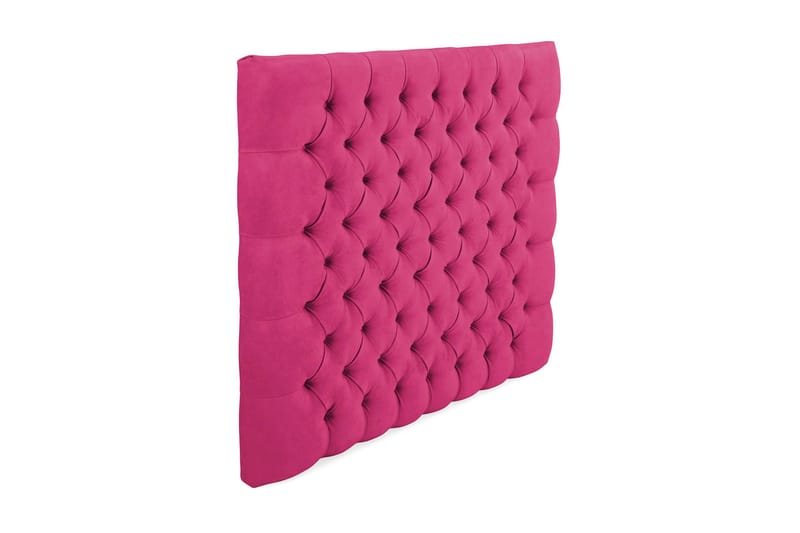 Sengegavl Celine 120 cm Fløyel - Rosa - Møbler - Senger - Sengetilbehør - Sengegavl