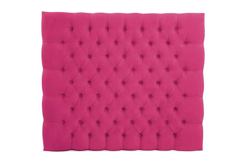 Sengegavl Celine 120 cm Fløyel - Rosa - Møbler - Senger - Sengetilbehør - Sengegavl