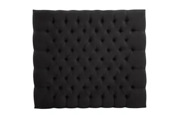 Sengegavl Celine 120 cm Fløyel - Svart - Møbler - Senger - Sengetilbehør - Sengegavl