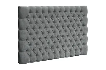 Sengegavl Celine 160 cm Fløyel - Grå/Fløyel - Møbler - Senger - Sengetilbehør - Sengegavl