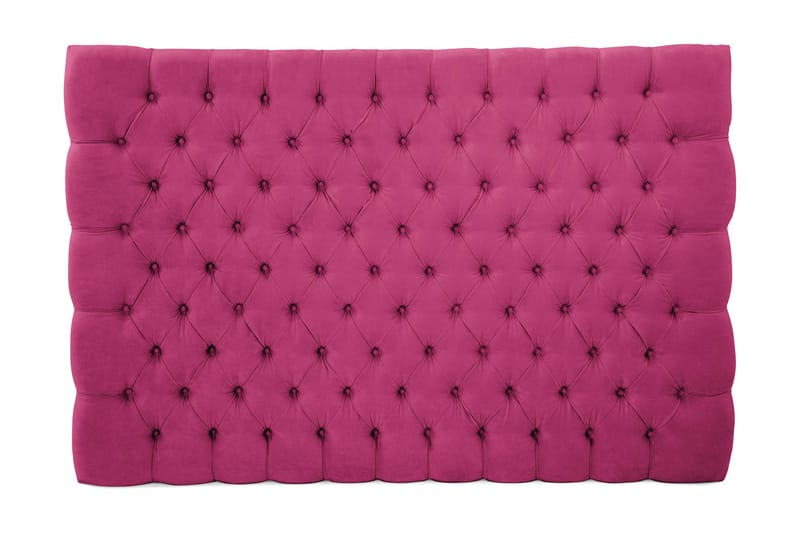 Sengegavl Celine 180 cm Fløyel - Rosa - Møbler - Senger - Sengetilbehør - Sengegavl
