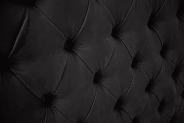 Sengegavl Celine 180 cm Fløyel - Svart - Møbler - Senger - Sengetilbehør - Sengegavl