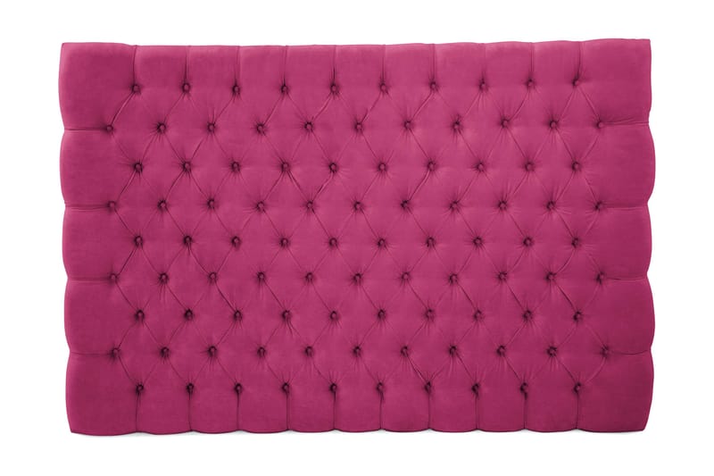 Sengegavl Celine 210 cm Fløyel, Rosa