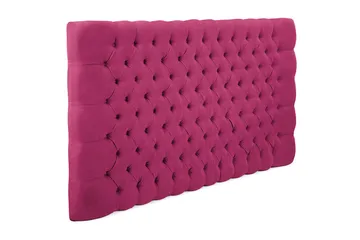 Sengegavl Celine 210 cm Fløyel - Rosa - Møbler - Senger - Sengetilbehør - Sengegavl