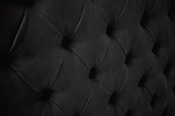 Sengegavl Celine 210 cm Fløyel - Svart - Møbler - Senger - Sengetilbehør - Sengegavl