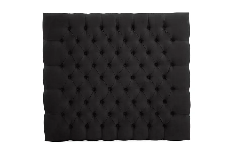 Sengegavl Celine 80 cm Fløyel, Svart