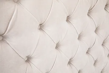 Sengegavl Celine 90 cm Fløyel - Beige - Møbler - Senger - Sengetilbehør - Sengegavl