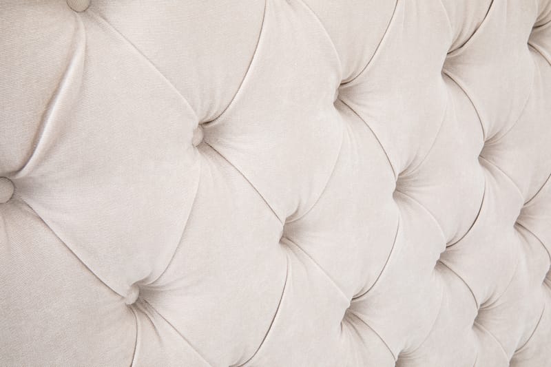 Sengegavl Celine 90 cm Fløyel - Beige - Møbler - Senger - Sengetilbehør - Sengegavl