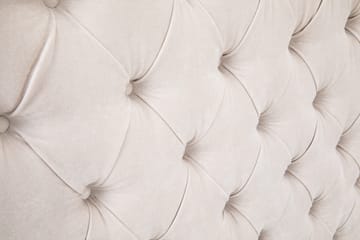 Sengegavl Celine 90 cm Fløyel - Beige - Møbler - Senger - Sengetilbehør - Sengegavl