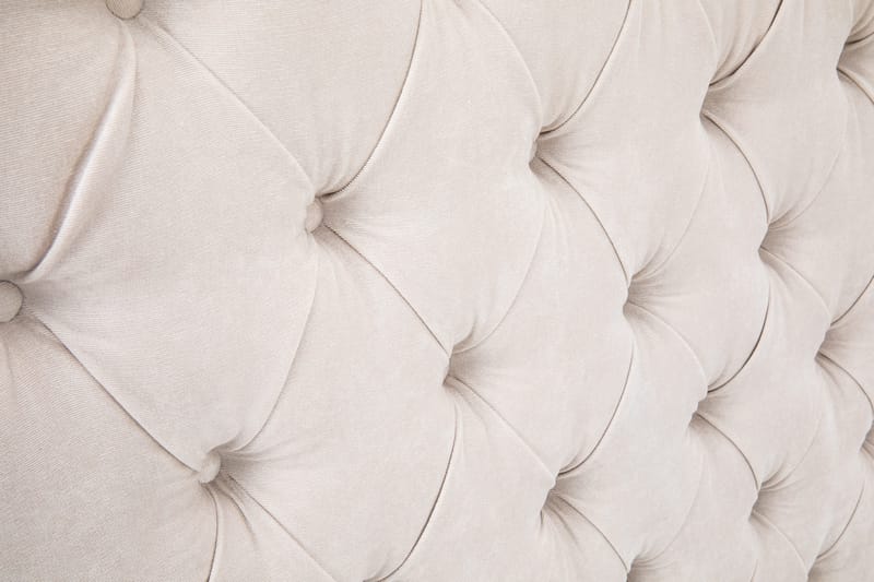 Sengegavl Celine 90 cm Fløyel - Beige - Møbler - Senger - Sengetilbehør - Sengegavl