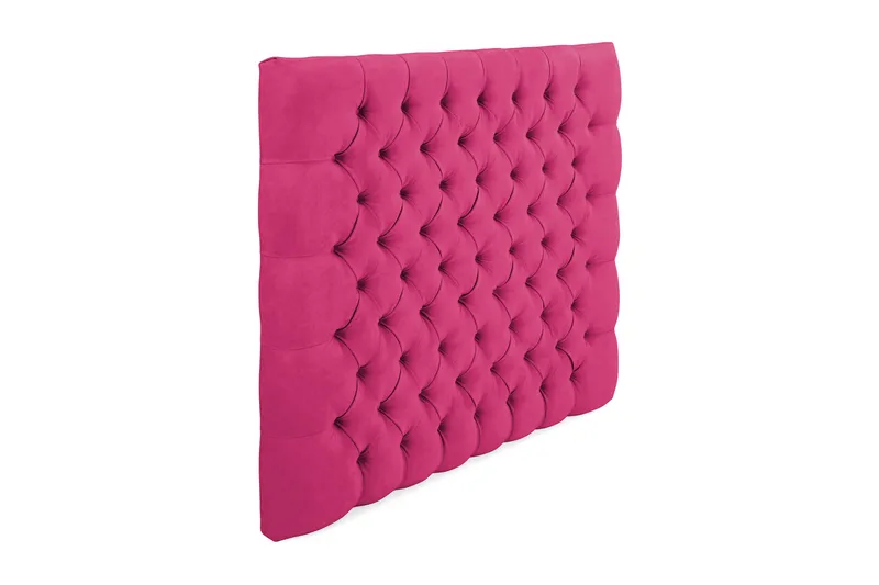 Sengegavl Celine 90 cm Fløyel - Rosa - Møbler - Senger - Sengetilbehør - Sengegavl