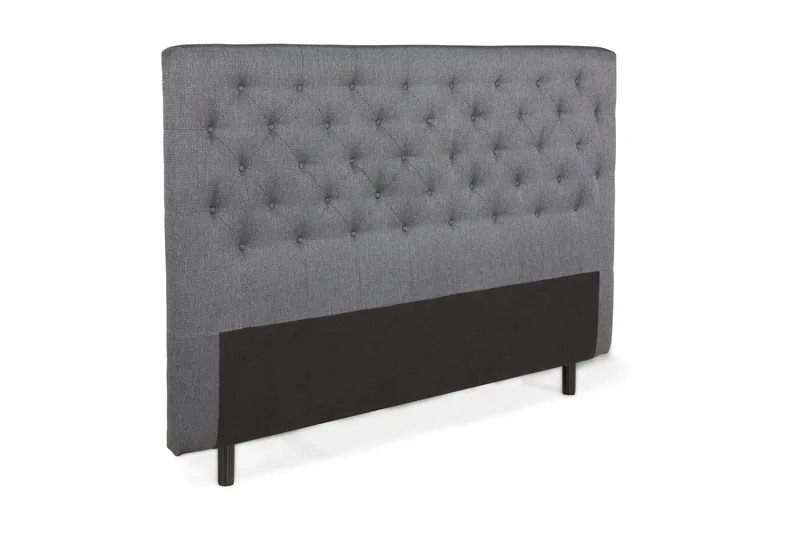 Sengegavl Dypstiftet 180 cm - Grå - Møbler - Senger - Sengetilbehør - Sengegavl