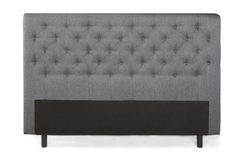 Sengegavl Dypstiftet 180 cm, Grå