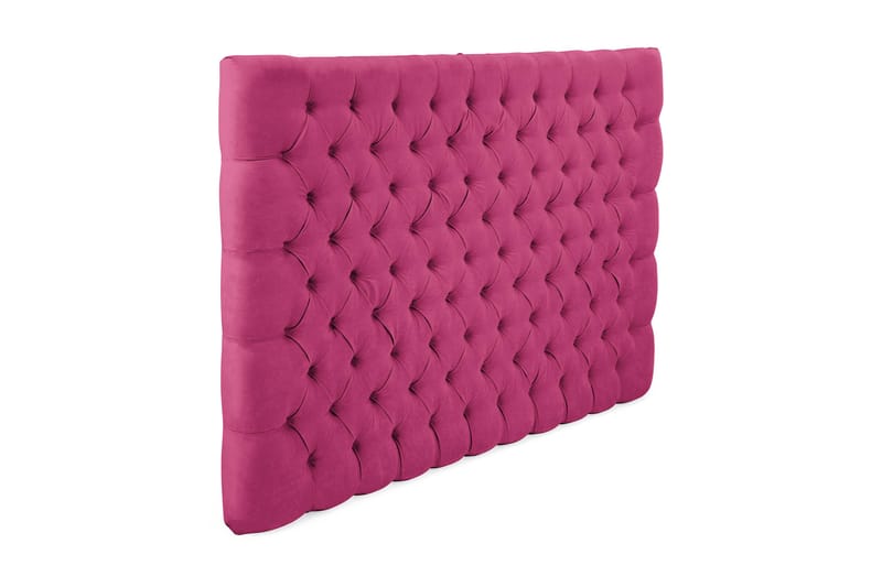 Sengegavl Estelle 180 cm Fløyel - Rosa - Møbler - Senger - Sengetilbehør - Sengegavl